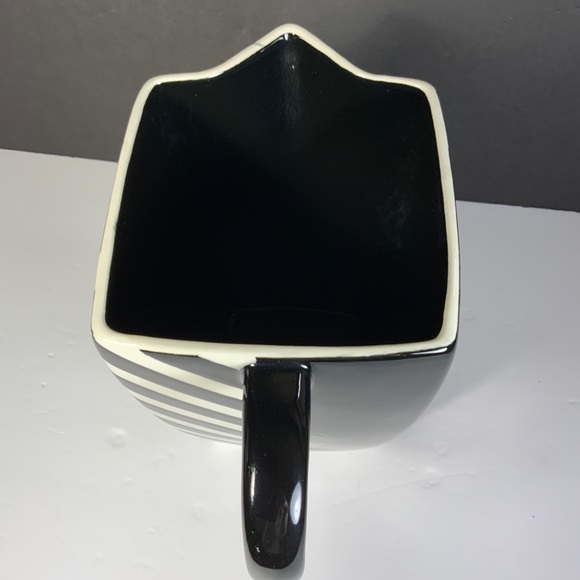 The Main Ingredient Pitcher Square Black White Yin Yang Zebra 64 ounce #ES4 - Picture 6 of 7